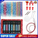Daisy Circular Needles Set Detachable Crochet Yarns Knitting Kits with Case