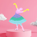 Anti-Stress Dancer Push Bubble Decompression Multifunctional Board Cup Mat Newly