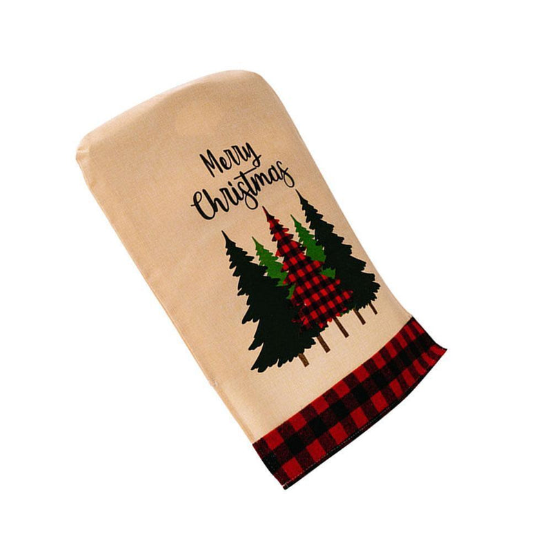 Christmas Chair Back Cover Cloth Christmas Chair Cap for Home Table Dinner Decor