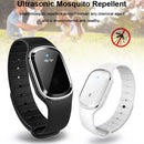 Kid Mosquito Repellent Bracelet USB Ultrasonic Repeller Wristband (Black)