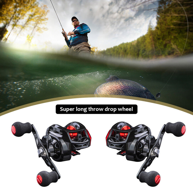 Fishing Reel 7.2 1 High Speed 8kg Max Drag Bait Casting Wheel (AE-2000R) Newly