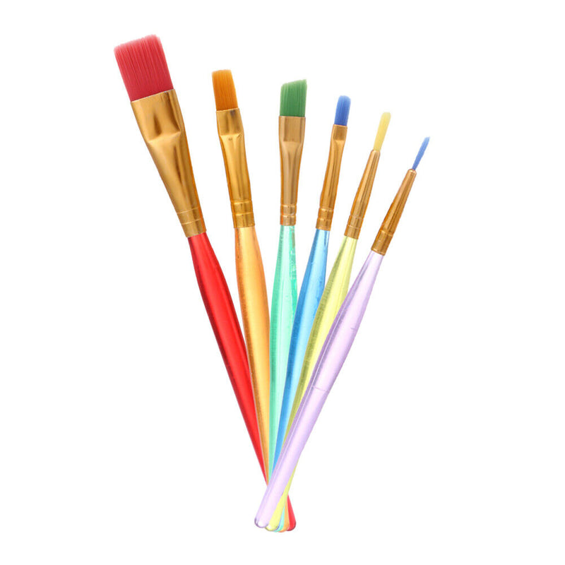 6pcs DIY Tool Pen Cake Icing Decorating Painting Brush Fondant Sugar Craft Newly