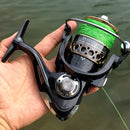 BK 13BBs Right Left Hand 4.7/1 Metal Line Cup Spinning Fishing Reel (6000) Newly
