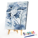 Ink Ginkgo Leaf Oil Paint By Numbers DIY Acrylic Painting on Canvas Drawing Kit