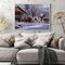 DIY Paint By Number Kit Snow Carriage Scenery No Frame for Home Decoration