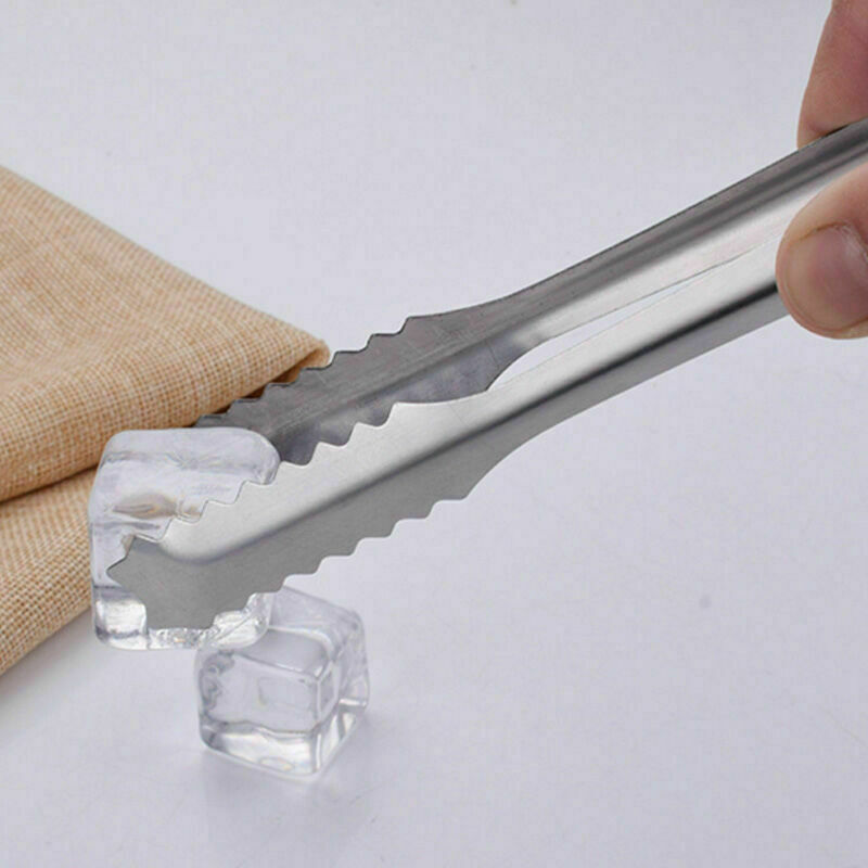 ice tool Tongs Bar BBQ Salad Serving Steel Metal Tong Kitchen best