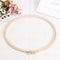 DIY Wooden Cross Stitch Frame Needlework Hoop Ring Embroidery Tool(24cm) Newly