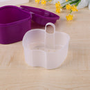 Dental False Teeth Storage Box Container Cleaning Teeth Case with Hanging N