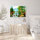 5D DIY Landscape Scenery Full Round Drill Diamond Painting Kit Mosaic Art Newly