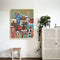 Snow Village Oil Painting By Numbers DIY Frameless Art Picture On Canvas
