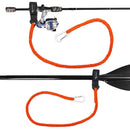 2pcs Kayak Paddle Leash Fishing Rod Pole Coiled Lanyard Rowing Boat Accessories