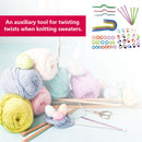 53pcs/set Knitting Kit Needle Clip Crochet Hook Craft Markers Sewing Tools