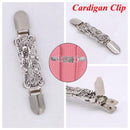 Flower Pattern Duck Clip Clasps Cardigan Clip Shawl Brooch Sweater Blouse Pin