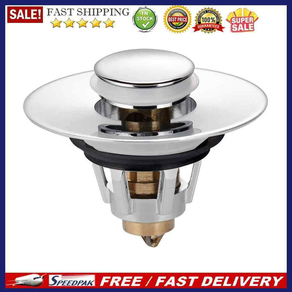 Wash Basin Bounce Drain Filter Sink Vanity Stopper Hair Catcher Bathroom Supply