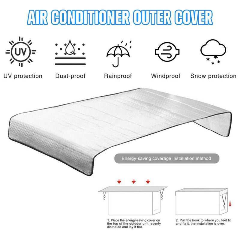 Air Conditioner Cover Anti-Dust Anti Waterproof Sunproof for Outdoor`