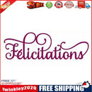 French Alphabet Cutting Die for DIY Scrapbooking Embossing Die Cuts (H4841)