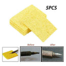 5Pcs Yellow Cleaning Sponge Cleaner For Enduring Electric Welding P8V8 S1Z8 P8O9