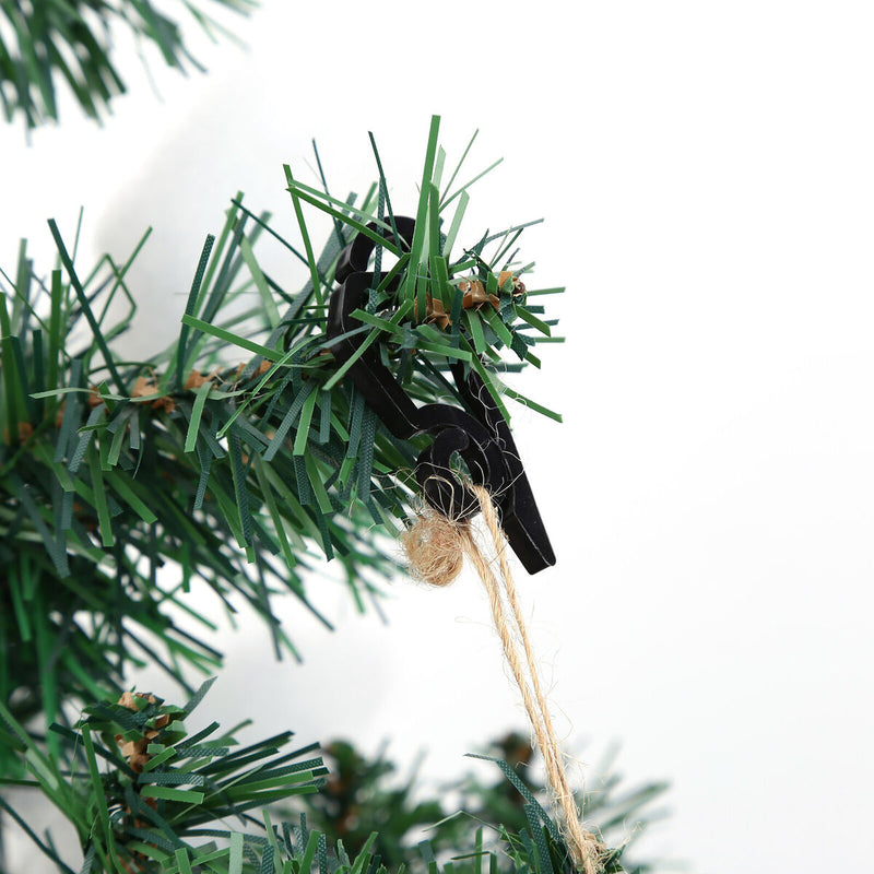 100pcs Christmas Light Clips Outdoor Light Clip Weatherproof Plastic Hooks