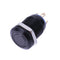 12mm Waterproof Flat Head Top Metal Momentary Push Button On/Off Switch m