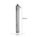 EDC Waterproof Sealed Carabiner Titanium Toothpick Holder Storage Container