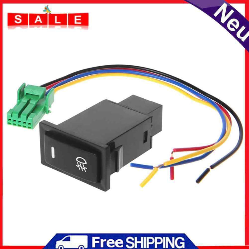 Fog Light Control Switch Waterproof Car Modification ON-OFF Button for Camry