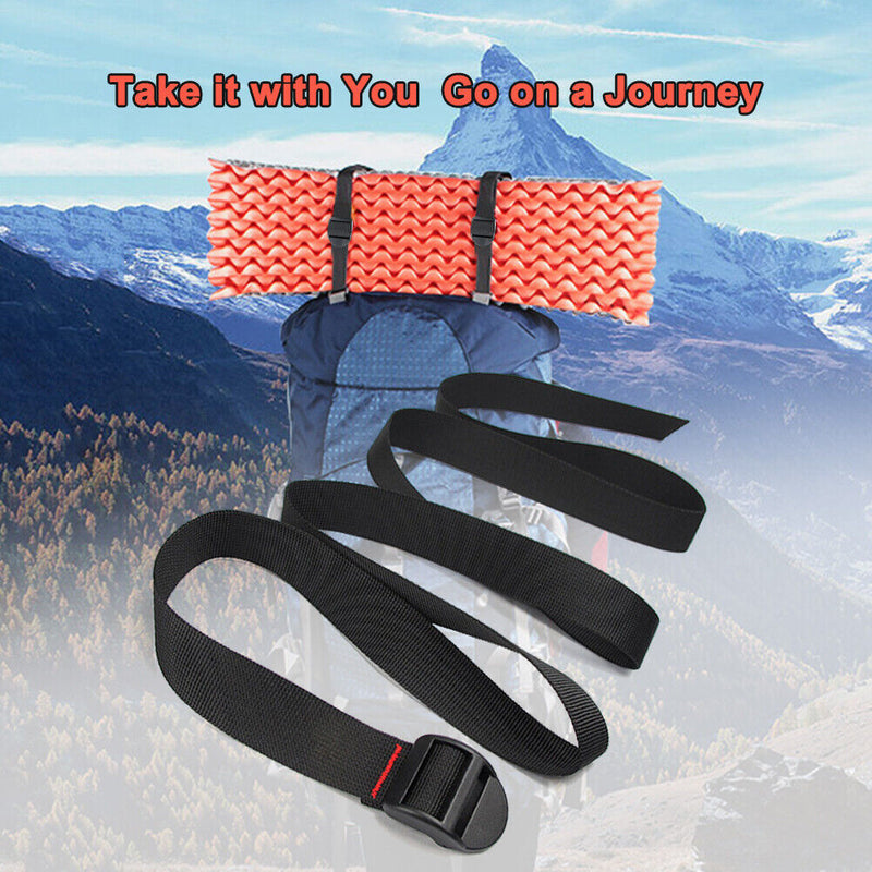 Tie Down Belt Cargo Luggage Bag Lashing Straps w/ Buckle for Car Motorcycle Bike