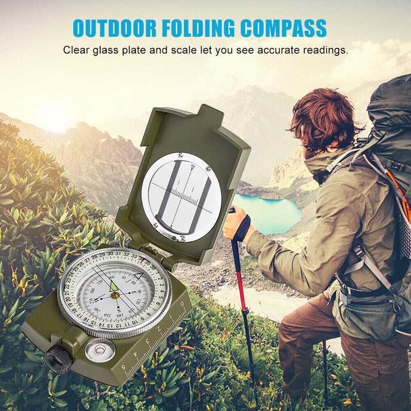 Portable Glowing Compass, Camping, Hiking, Boating, Survival, Navigati