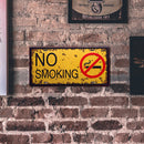 Retro Metal NO Smoking Plaques Painting for Bar Pub Tin Plaques Wall Sign Newly
