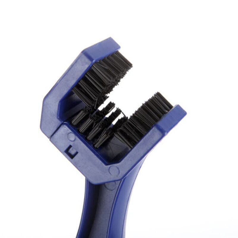 Cycling Motorcycle Chain Cleaning Tool Gear Grunge Brush Cleaner blue