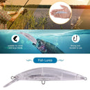 Blank Hard Fishing Lures Crankbait Wobblers Unpainted Fishing Lure Bodies T