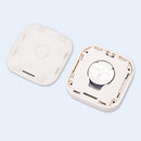 Mini Thermometer Digital LCD Temperature Humidity Meter Hygrometer (White)