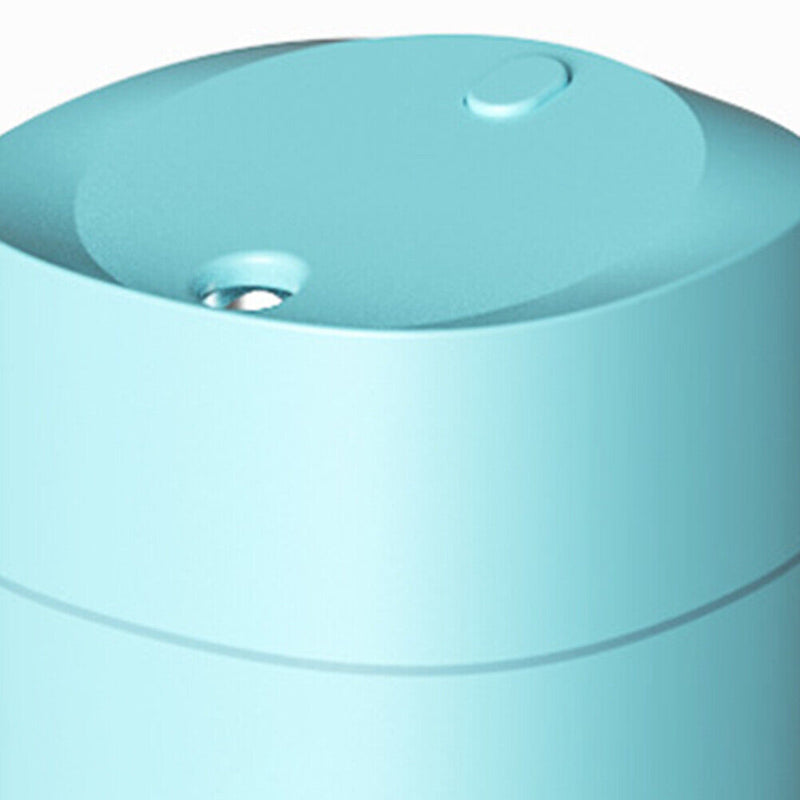Air Humidifier with LED Night Light Mini USB Cool Mist Maker Fogger (Blue)