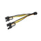 6Pin to 2x8Pin(6+2) GPU Power Cable for BTC Mining Graphics Card Splitter