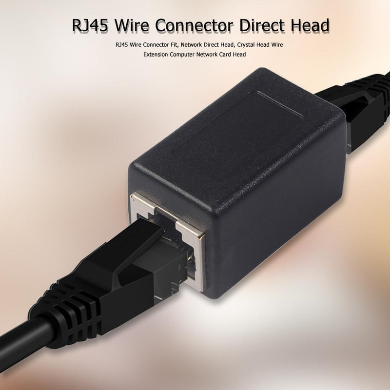 RJ45 Female to Female Ethernet LAN Cable Coupler Extender Plug Connector