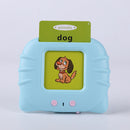 Audible Flash Cards Electronic Educational Learning Toys for Kids (Blue) Newly