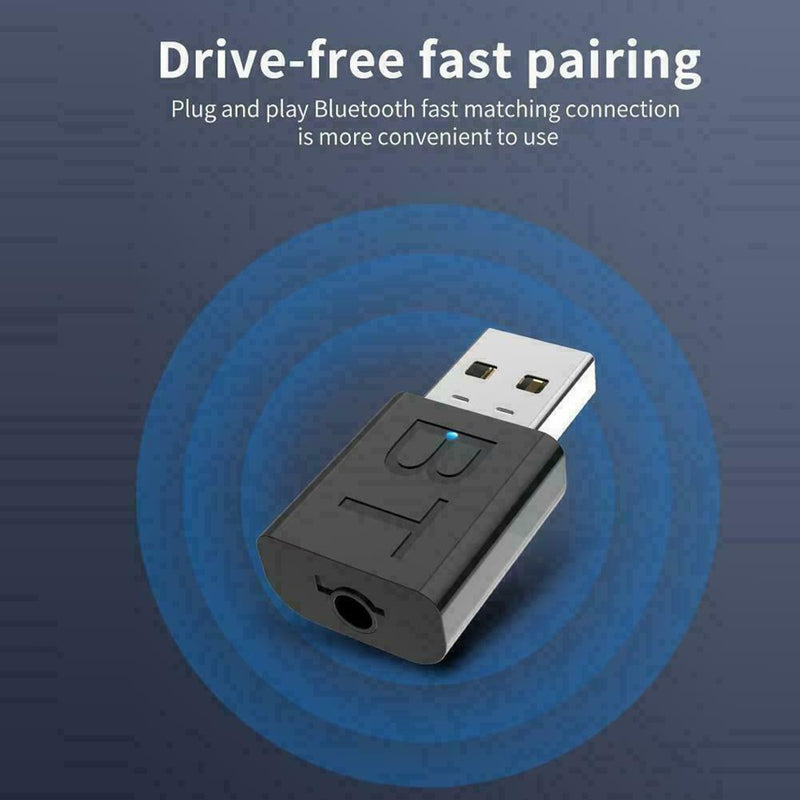 4 in 1 USB Bluetooth 5.0 Transmitter Receiver AUX Audio Adapte S3 Best