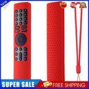 TV Stick Silicone Case Cover with Lanyard Remote Controller Protector (Red)