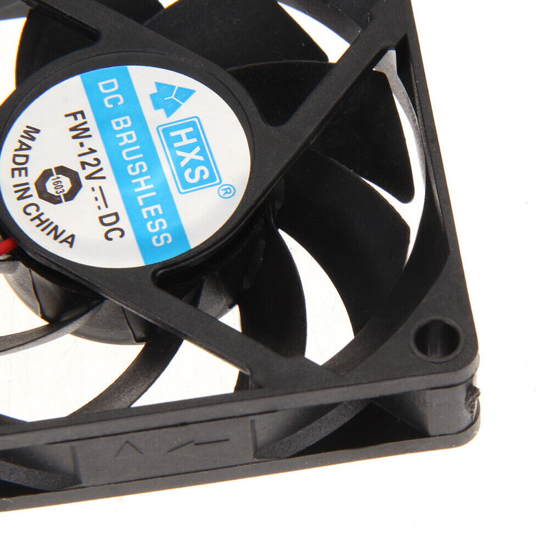 Portable Computer Case Cooler 12V 7cm 70mm PC CPU Cooling Cooler Fan Newly