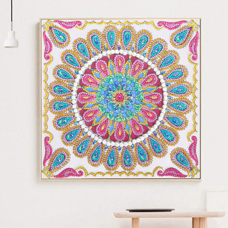 Special Shaped Diamond Painting DIY Mandala Rhinestone Picture (H026) Newly