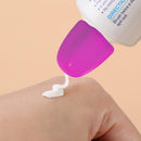 Toothpaste Cap Self-Closing Saver Squeezer Dispenser Sleeve Caps (Red)