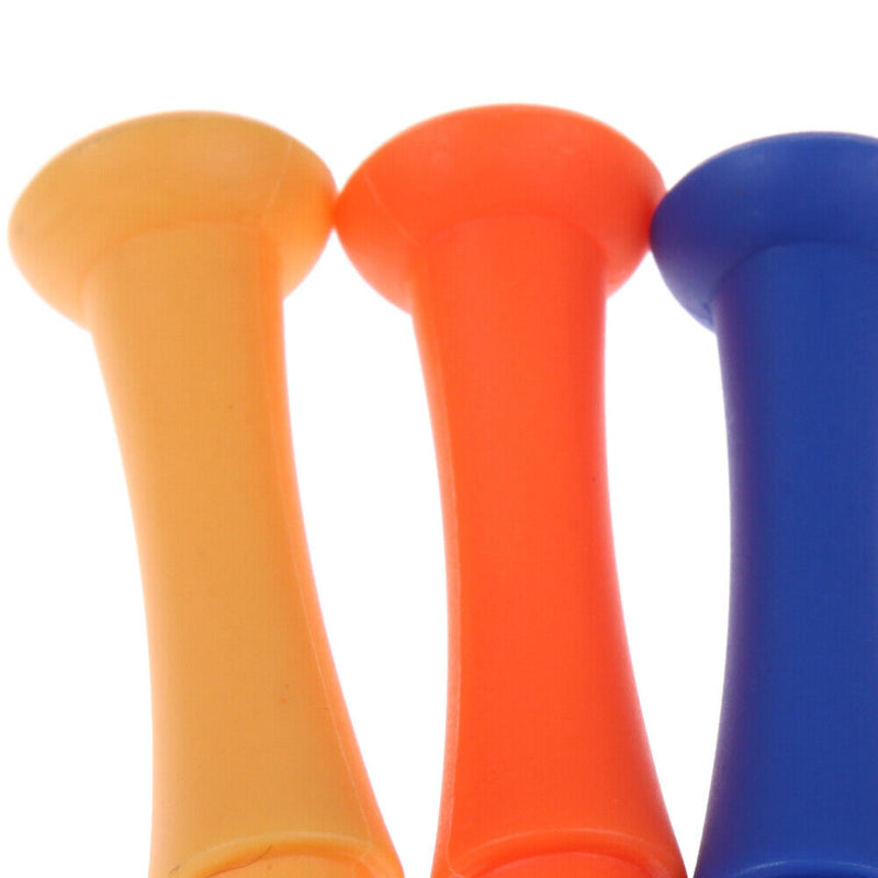 50 GOLF TEES - 2 3/4" LONG WOOD-ASST COLORS GOLF-TEES