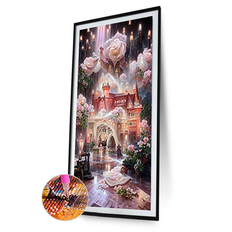5D DIY Full Square Drill Diamond Painting Rose Home Decoration Art Craft (F727)