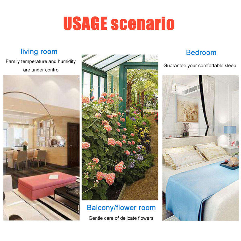 Digital Hygrothermograph Indoor Outdoor LCD Screen Thermometer Hygrometer