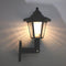 Outdoor LED Solar Hexagonal Garden Yard Sensor Wall Lamp (1pcs Warm Light) Newly