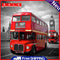 Round Drill Diamond Painting Double-Decker Bus Diamond Embroidery for Wall Gift