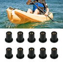 Windshield Water Sports Accessories Kayak Blind Fasteners Nuts Rubber Grommets