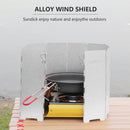Foldable Stove Windshield Portable Camping Stove Outdoor Gas Cooker Windbreak