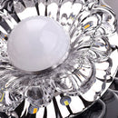 Modern LED Crystal Ceiling Lights Surface Mounted Porch Aisle Lamp (White) Newly