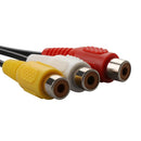 Audio HDTV TV AV Cord Converter Cable Video Adapter USB Male To 3-RCA Female