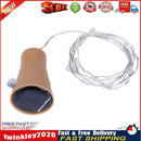 1m 10 LED Bottle Stopper Waterproof Solar Energy String Light(Multicolor) Newly